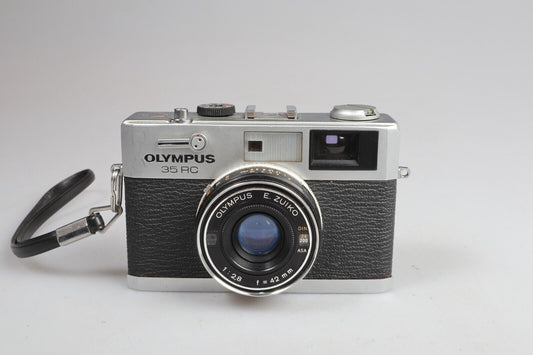 Olympus 35 RC | 35mm meetzoeker filmcamera | 42mm F/2.8 Zuiko-lens 