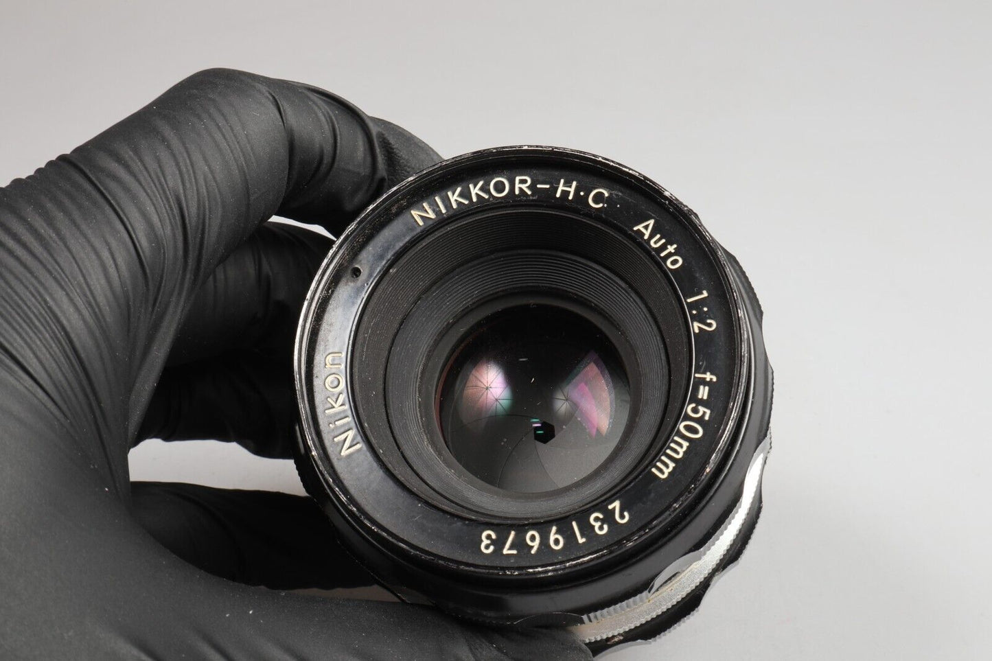 Nikon Nikkor HC automatische lens | 50 mm 1:2 | Nikon F-vatting