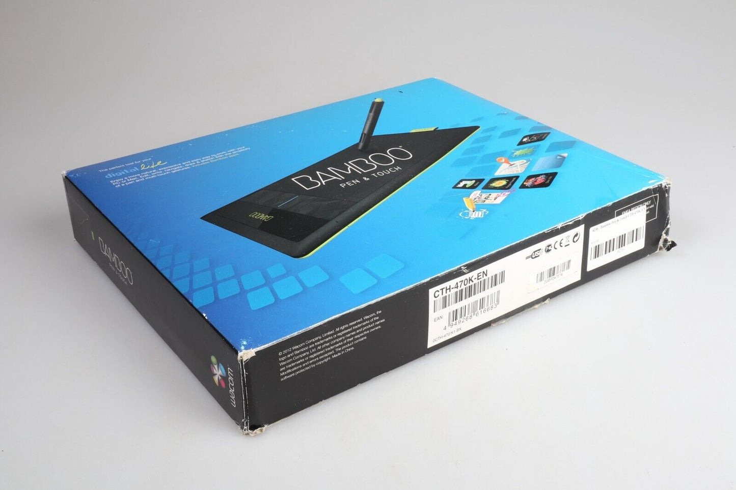 Wacom Bambou CTH-470K-EN | Tablette graphique stylet et tactile