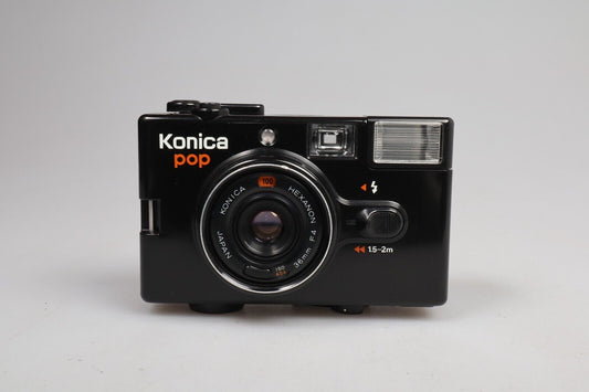 Konica POP | 35mm Point & Shoot Film Camera | Black