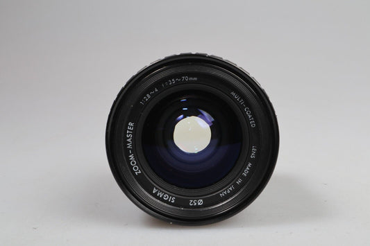 Sigma Zoom-Master MC-lens | 35-70 mm F/2.8-4 | Pentax-K-vatting