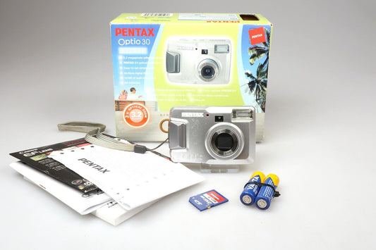 Pentax OPTIO 30 | Digital Compact Camera | 3.2MP | Silver