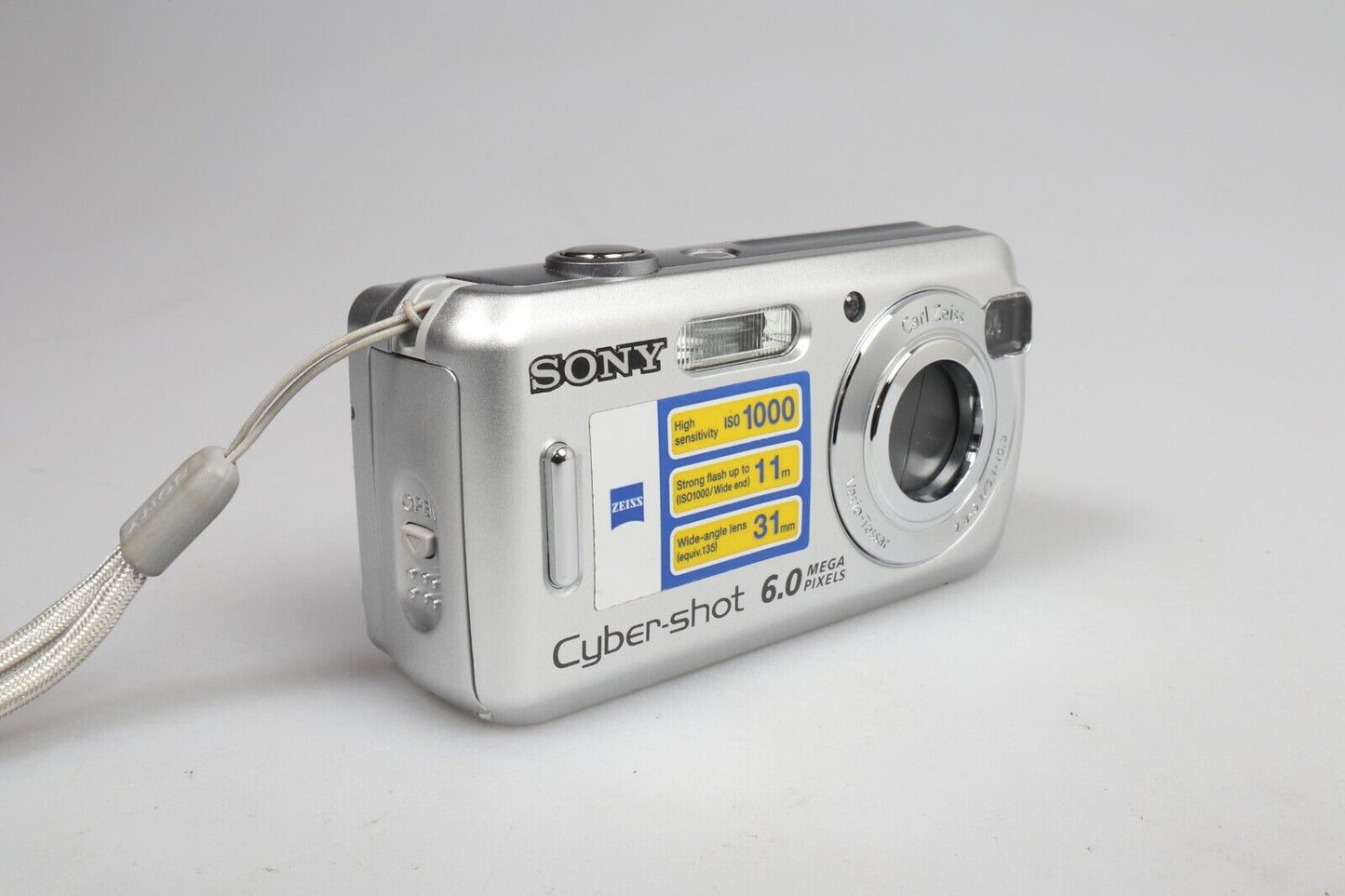 Sony Cybershot DSC-S600 | Fotocamera digitale compatta | 6.0MP | Argento