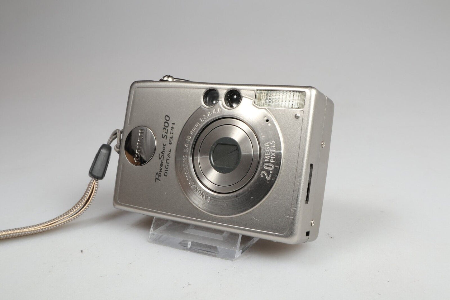 Canon PowerShot S200 | Digitale compactcamera | 2,0 MP | Zilver