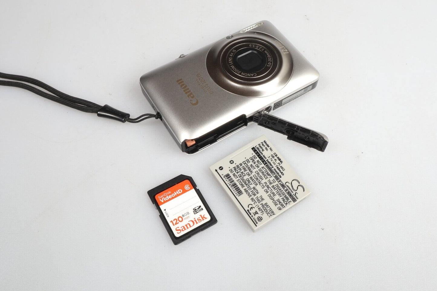 Canon IXUS 120IS | Digitale compactcamera | 12,1MP | Zilver