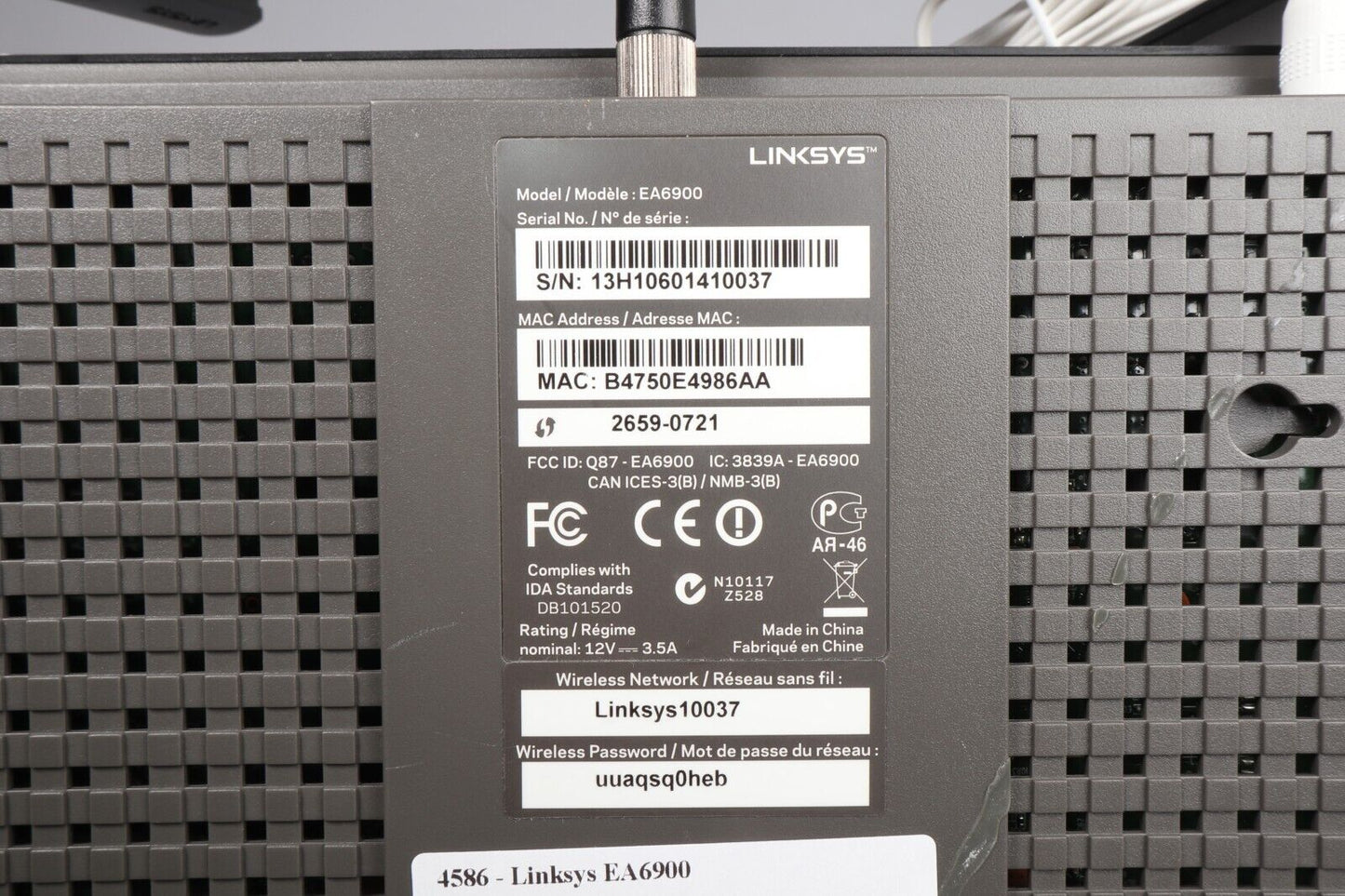 Linksys EA6900 | Router Wi-Fi Wireless Dual Band