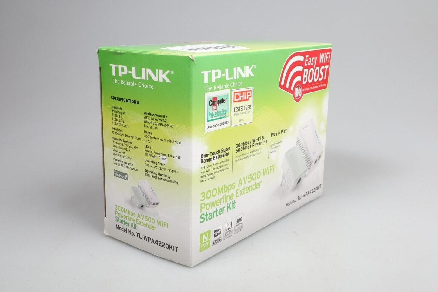 Kit TP-Link TL-WPA4220 | Estensore di portata Powerline WiFi AV500 da 300 Mbps