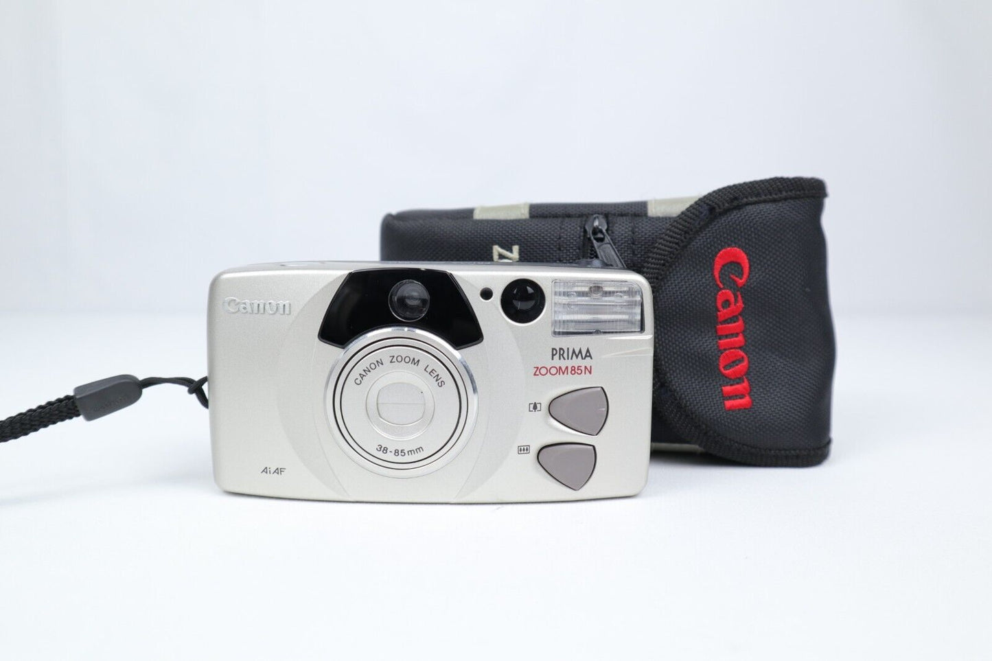 Canon Prima Zoom 85N | 35mm Point & Shoot Film Camera | Silver