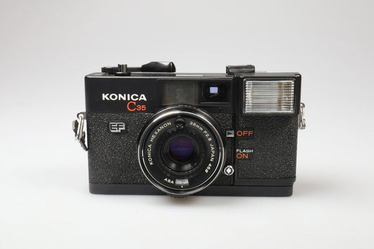 Konica C35 | 35mm Point & Shoot Fim Camera | Black