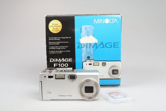 Minolta Dimage F100 | Digital Compact Camera | 4.0 MP | Silver