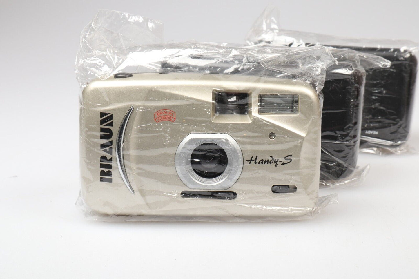 Braun Handy S | Cámara de película de apuntar y disparar de 35 mm | Plata 3x