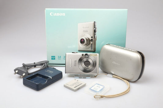 Canon Digital IXUS 55 |  Digital Compact Camera | 5MP | Silver