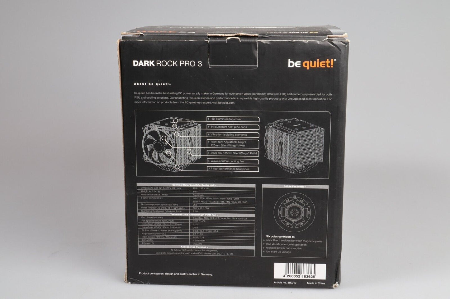 Be Quiet! Dark Rock Pro 3 | CPU Cooler