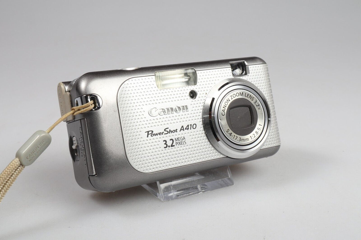 Canon PowerShot A410 | Digital Compact Camera | 3.2MP | Silver