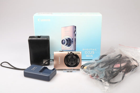 Canon Digital IXUS 80 IS | Digital Compact Camera | 8.0MP | Champagne