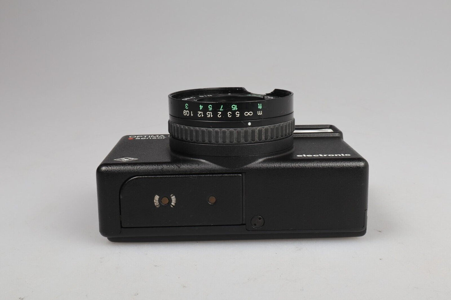 Agfa Optima 535-sensor | 35 mm richt- en schietfilmcamera | Zwart