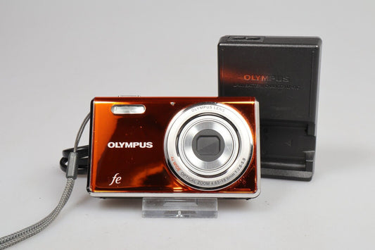 Olympus FE-4000 | Digital Compact Camera | 12.0MP | Metallic Orange