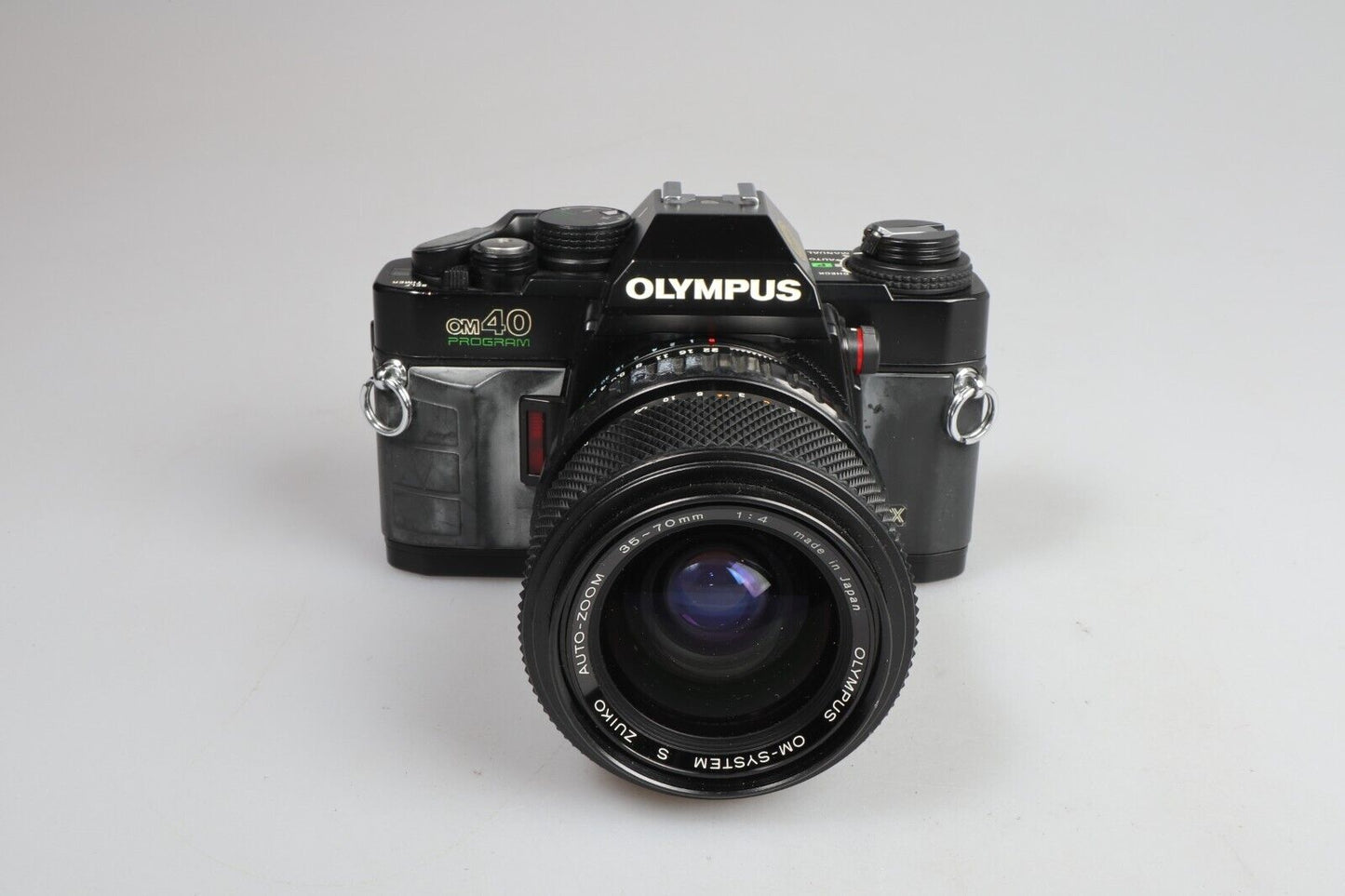 Olympus OM40 | Cámara de película SLR de 35 mm | Lente de zoom automático Zuiko de 35-70 mm