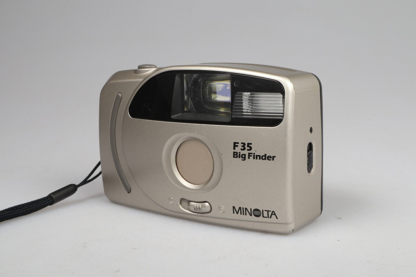 Cámara Minolta F35 Big Finder Cámara de apuntar y disparar de película de 35 mm