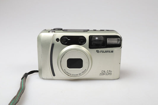 Fuji DL270 Super | 35mm Point & Shoot Film Camera | Silver