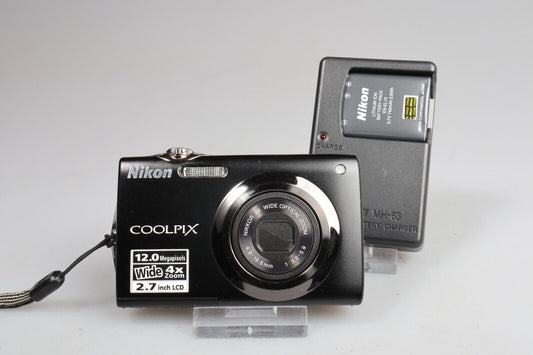 Nikon Coolpix S3000 | Digitale compactcamera | 12,0 MP | Zwart 