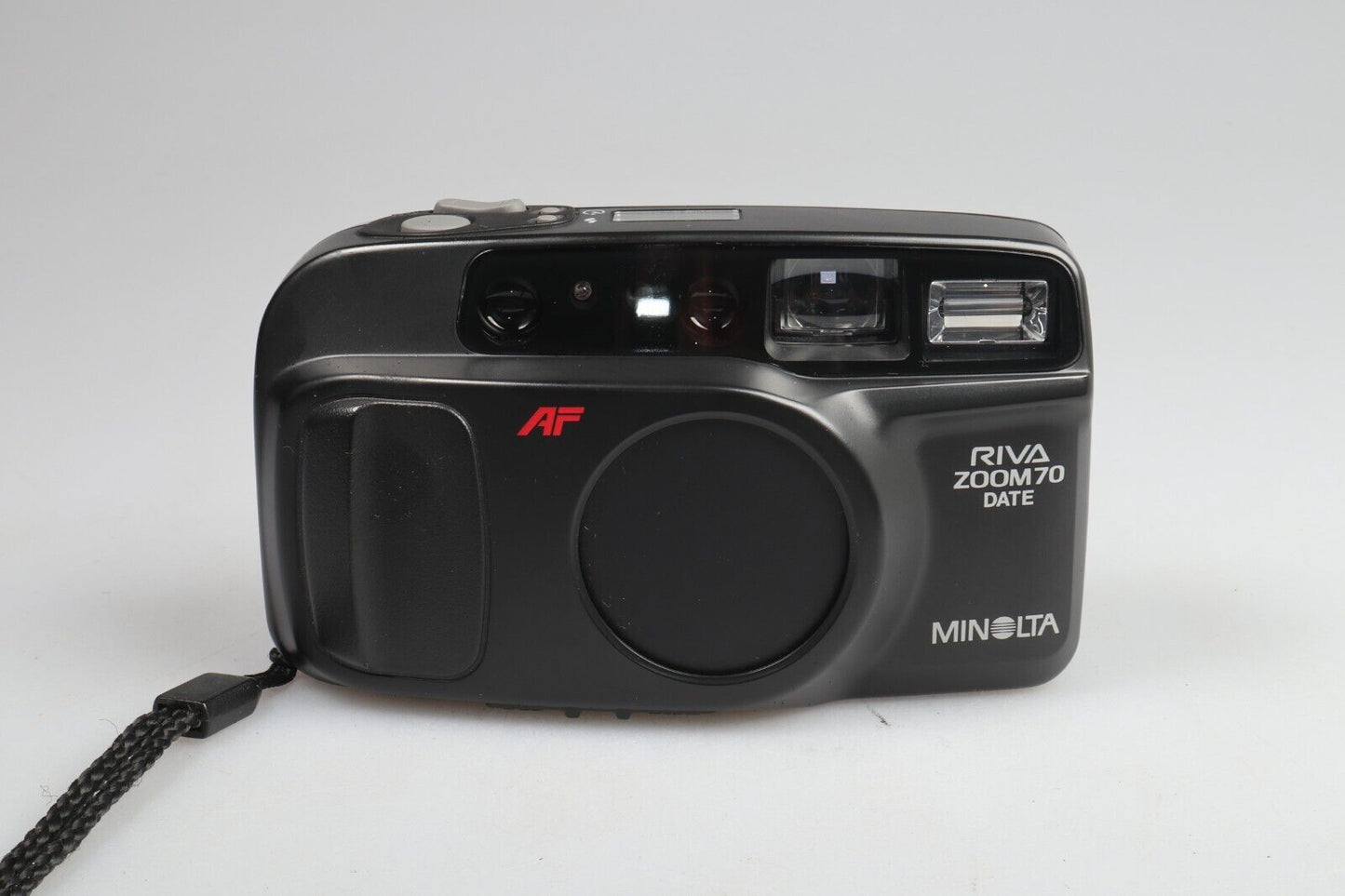 Minolta RIVA Zoom 70 Date | 35mm Point & Shoot Film Camera | Black