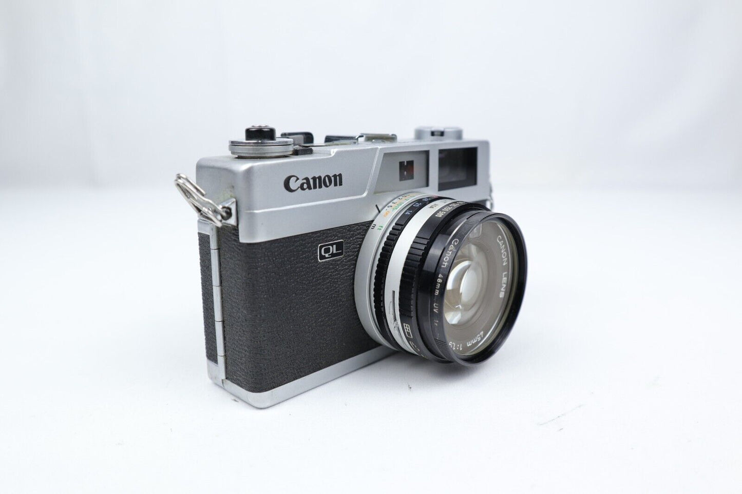 Canon Canonet QL19 | Fotocamera 35mm <tc>Point & Shoot</tc> | Argento/Nero