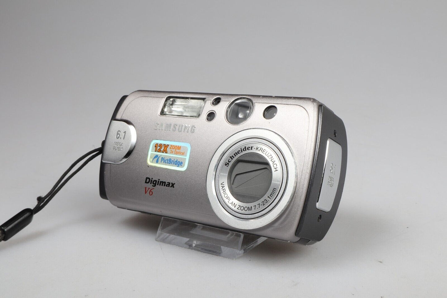 Samsung Digimax V6 | Digitale compactcamera | 6,1MP | Zilver