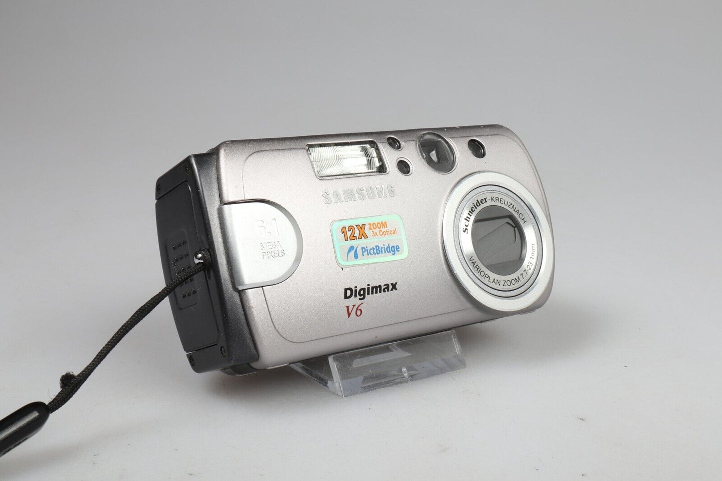 Samsung Digimax V6 | Fotocamera digitale compatta | 6,1MP | Argento