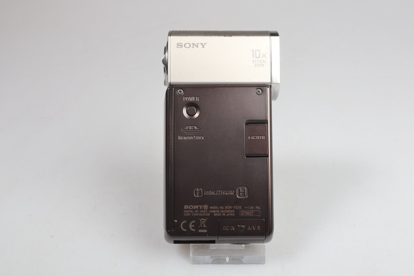 Sony HDR-TG3E | Digitale Handycam | Zilver