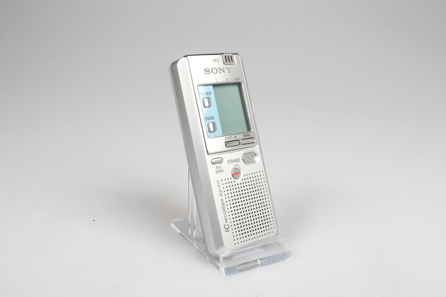 Sony CD-P17 | IC Digital Voice Recorder | Silver