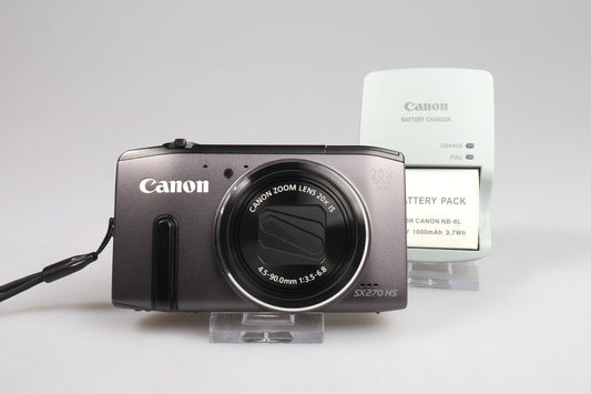 Canon Powershot SX270 HS | Digital Compact Camera | 12.1MP | Black