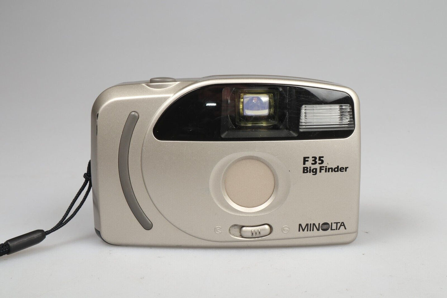 Cámara Minolta F35 Big Finder Cámara de apuntar y disparar de película de 35 mm