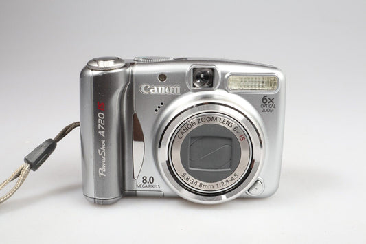 Canon Powershot A720 IS | Digital Compact Camera | 8.0MP | Silver