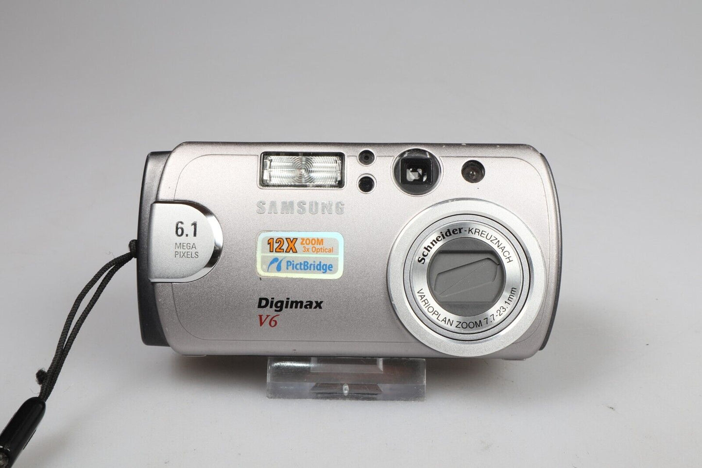 Samsung Digimax V6 | Digitale compactcamera | 6,1MP | Zilver