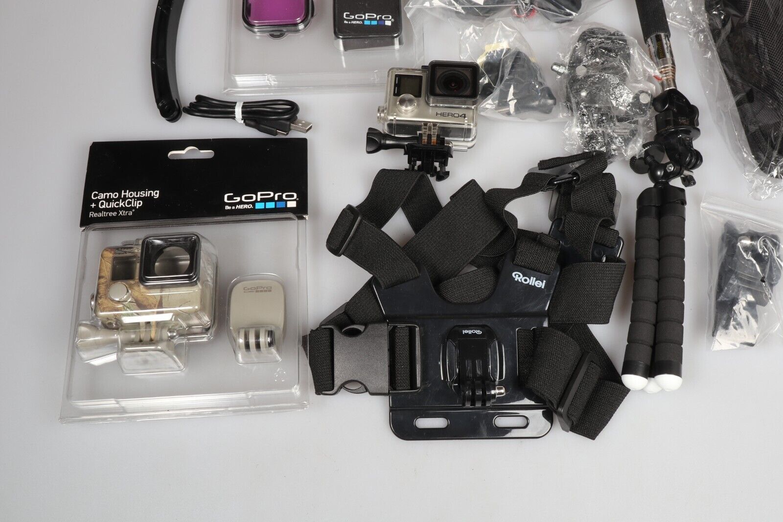 GoPro HERO4 Silver 4K 2024 Camera Package