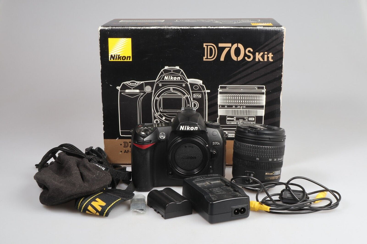 Nikon D70s Kit | Digitale SLR-camera | AFS Nikkor 18-70mm-lens 