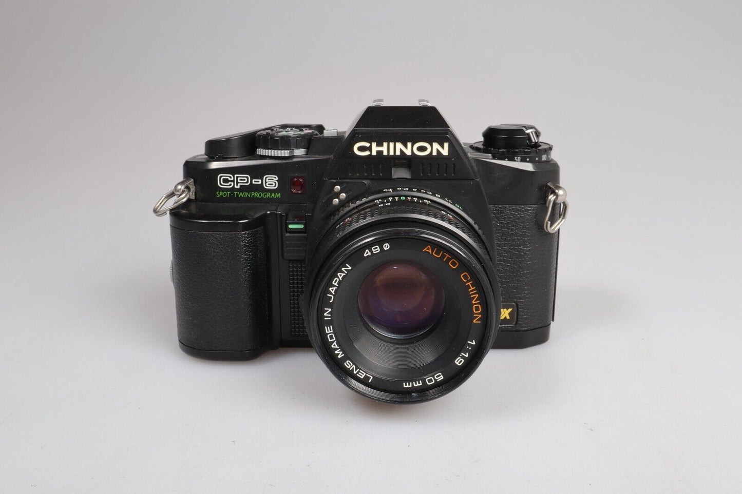 Chinon CP-6 | 35 mm spiegelreflexfilmcamera | Auto Chinon 1:1,9 50 mm-lens