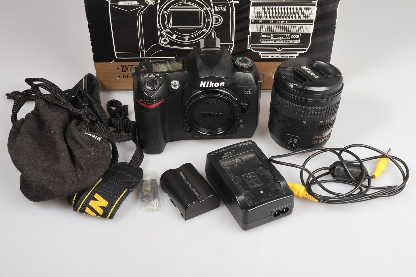 Nikon D70s Kit | Digitale SLR-camera | AFS Nikkor 18-70mm-lens 