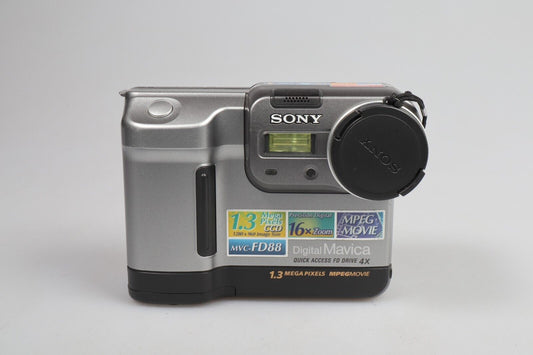 Sony Mavica MVC FD88 | Digital Compact Camera | 1.3MP | Silver