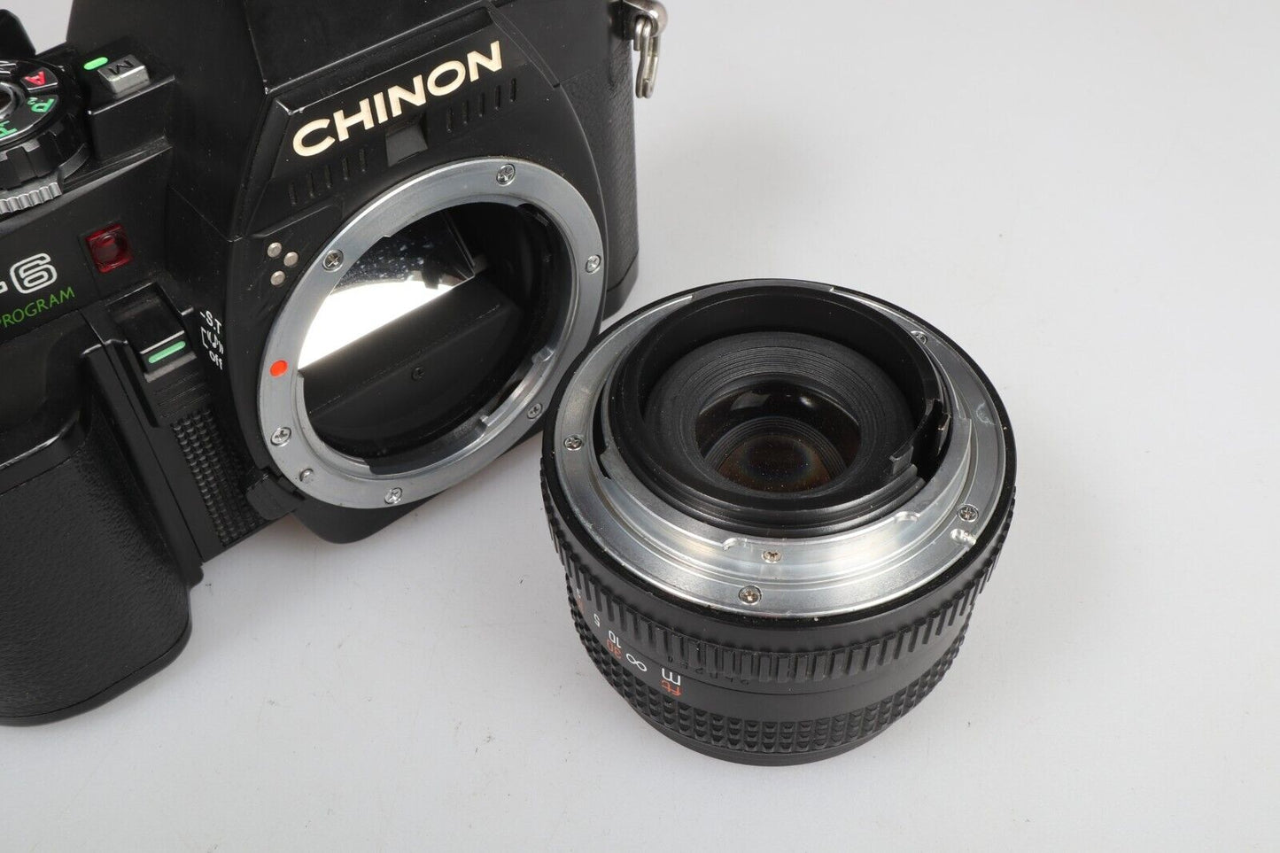 Chinon CP-6 | 35 mm spiegelreflexfilmcamera | Auto Chinon 1:1,9 50 mm-lens