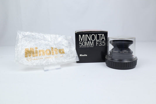 Minolta Auto-Bellows Macro Rokkor Lens | 50mm F/3.5 | Minolta MD Mount