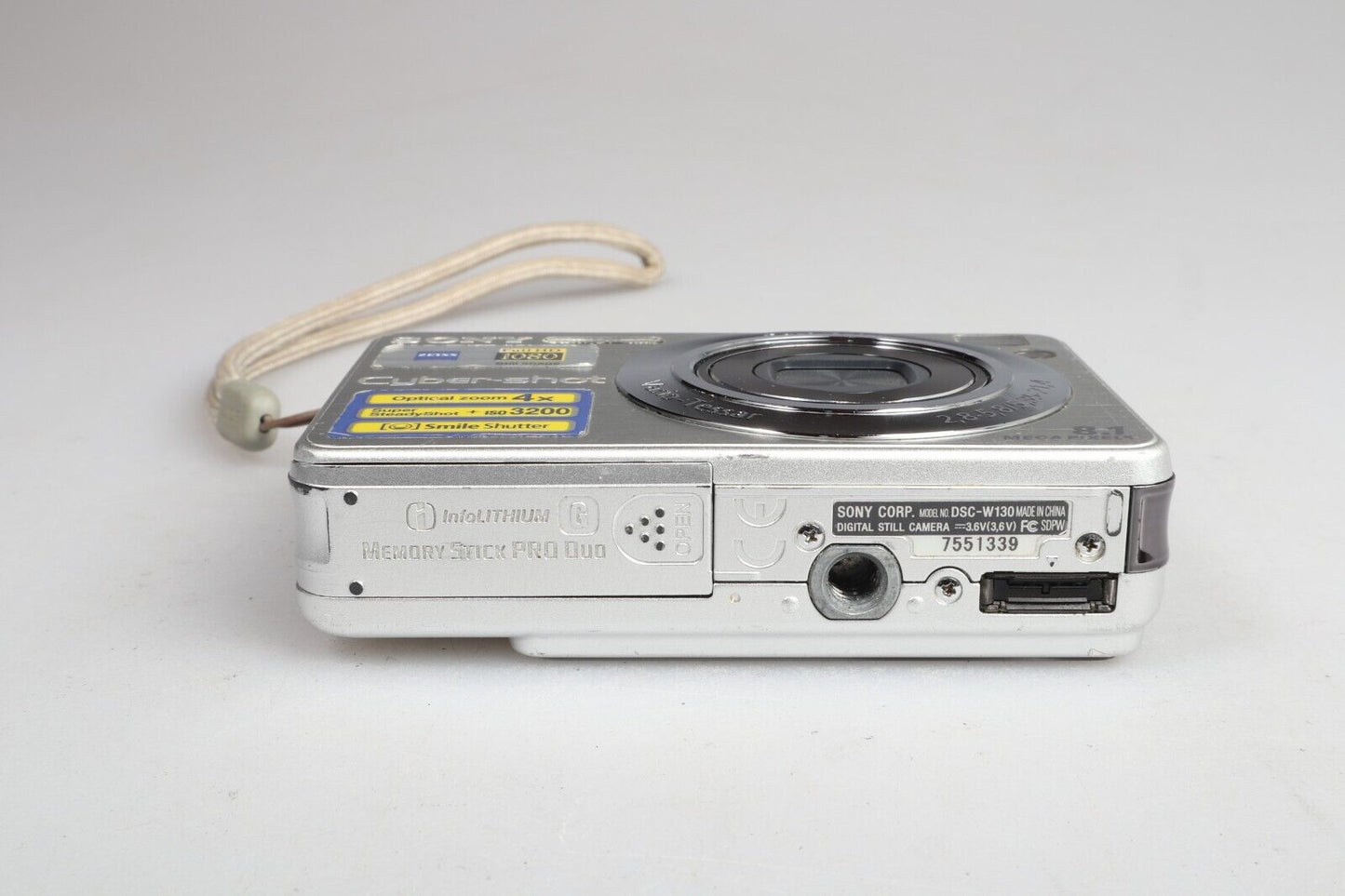 Sony Cyber-shot DSC-W130 | Digitale compactcamera | 8,1 MP | Zilver 