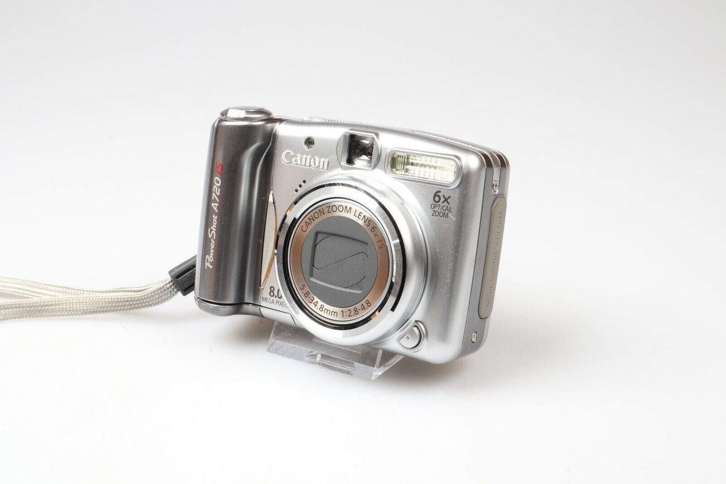 Canon Powershot A720 IS | Digital Compact Camera | 8.0MP | Silver