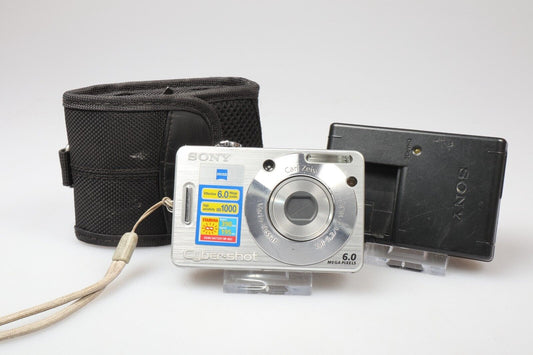 Sony Cybershot DSC-W50 | Digital Compact Camera | 6.0MP | Silver