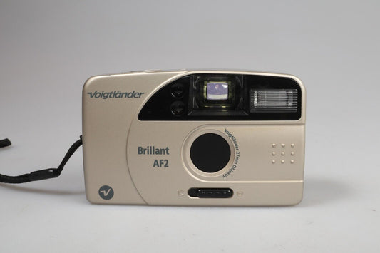 Voigtlander Brillant AF2 | Pellicola inquadra e scatta da 35 mm | Champagne Oro