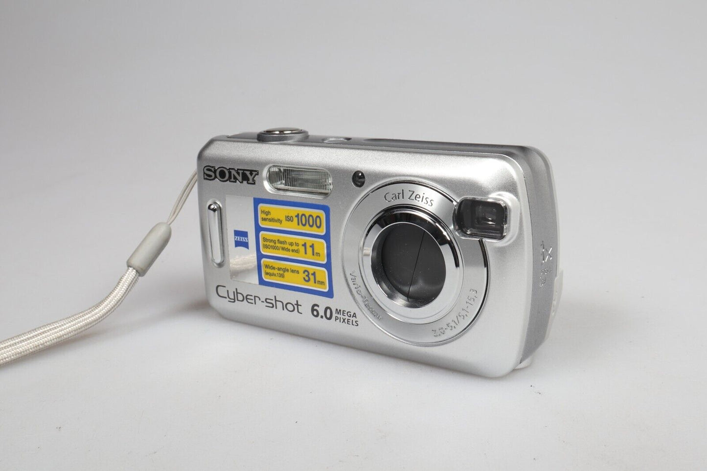 Sony Cybershot DSC-S600 | Digital Compact Camera | 6.0MP | Silver