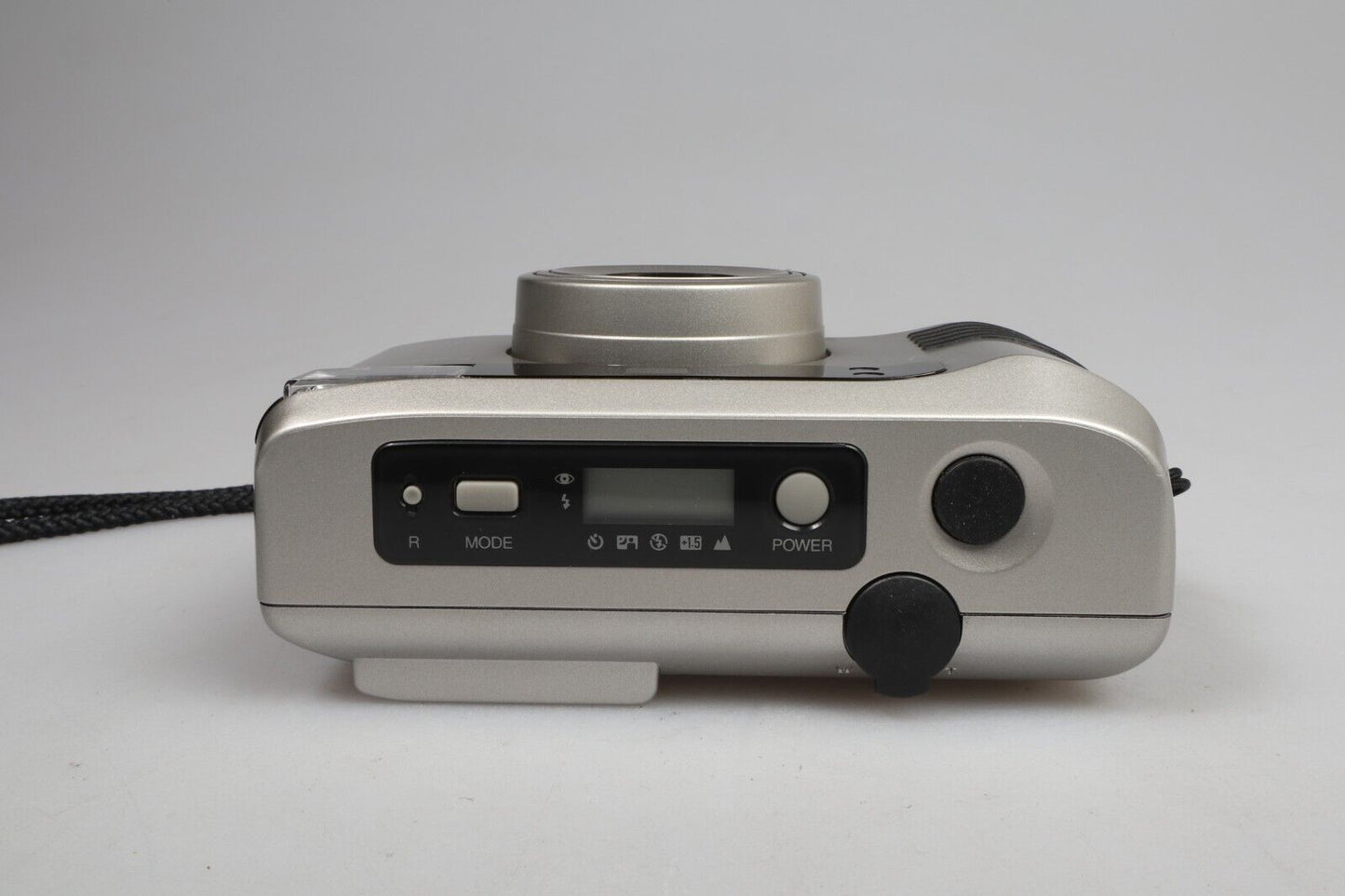 Konica Z-UP 118 Súper | Cámara de película de apuntar y disparar de 35 mm | Plata