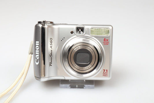Canon PowerShot A560 | Digital Compact Camera | 7.1MP | Silver