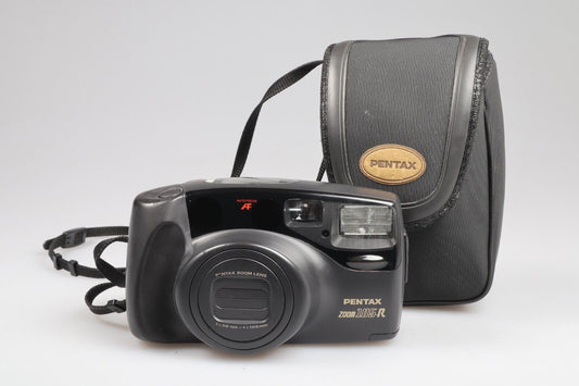 Pentax Zoom 105-R | 35mm Point & Shoot Film Camera | Black